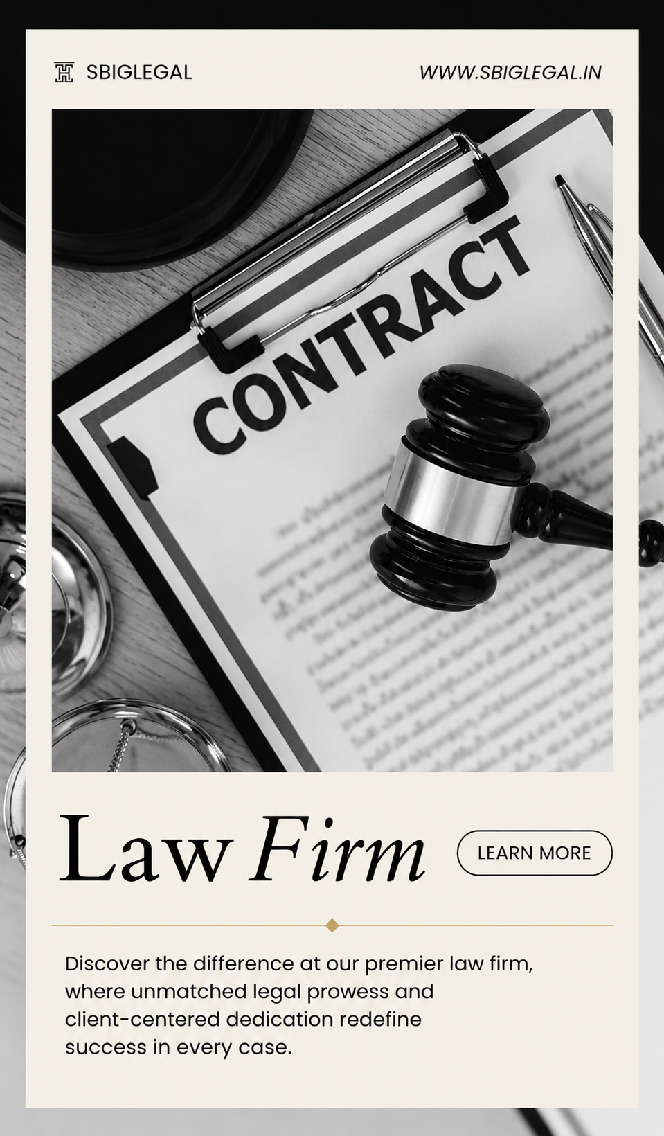 Founding partner of SBIG LEGALS